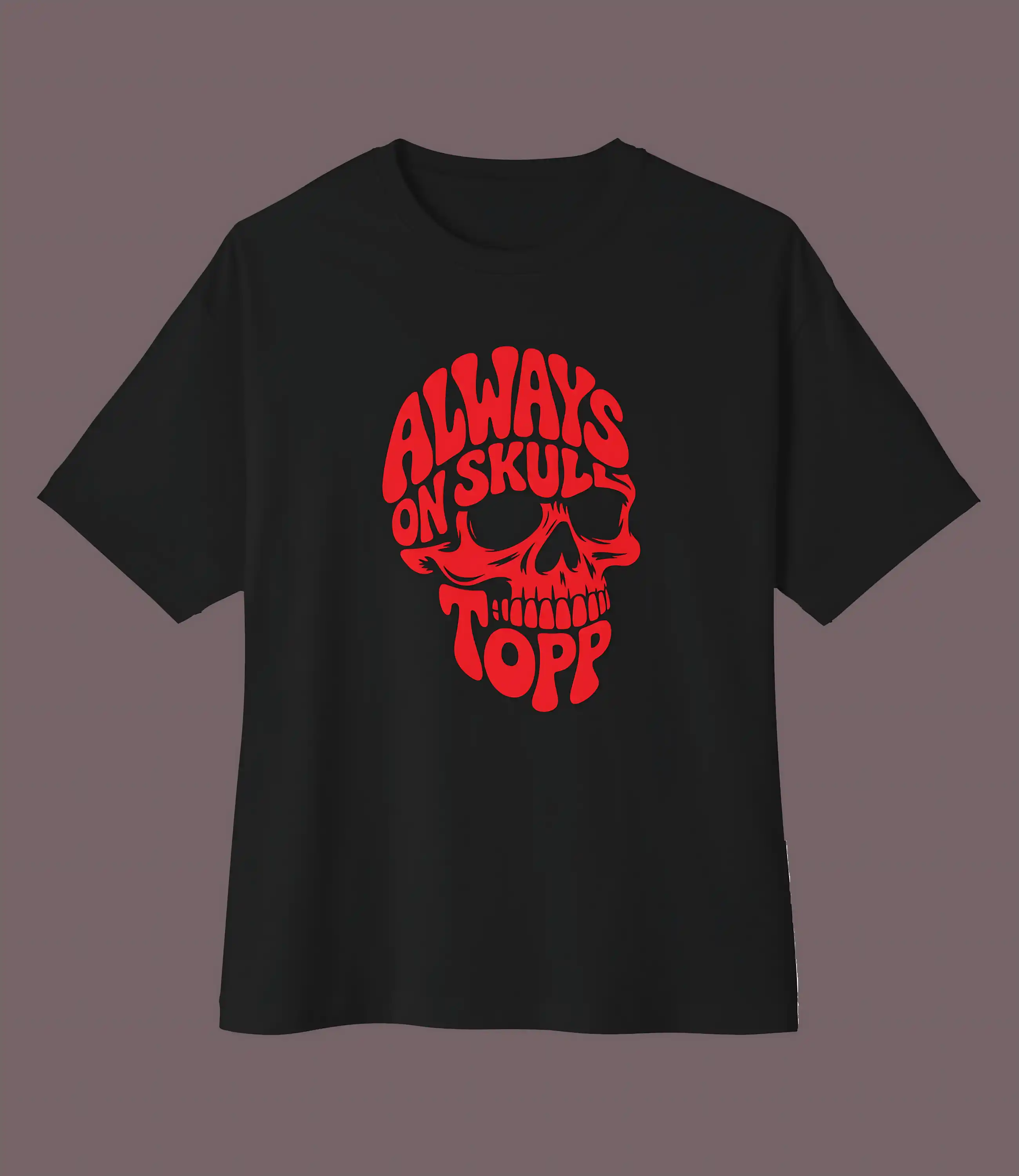 ALWAYS ON SKULL _ Graphic Oversized T-Shirt | Premium Cotton | StayRare