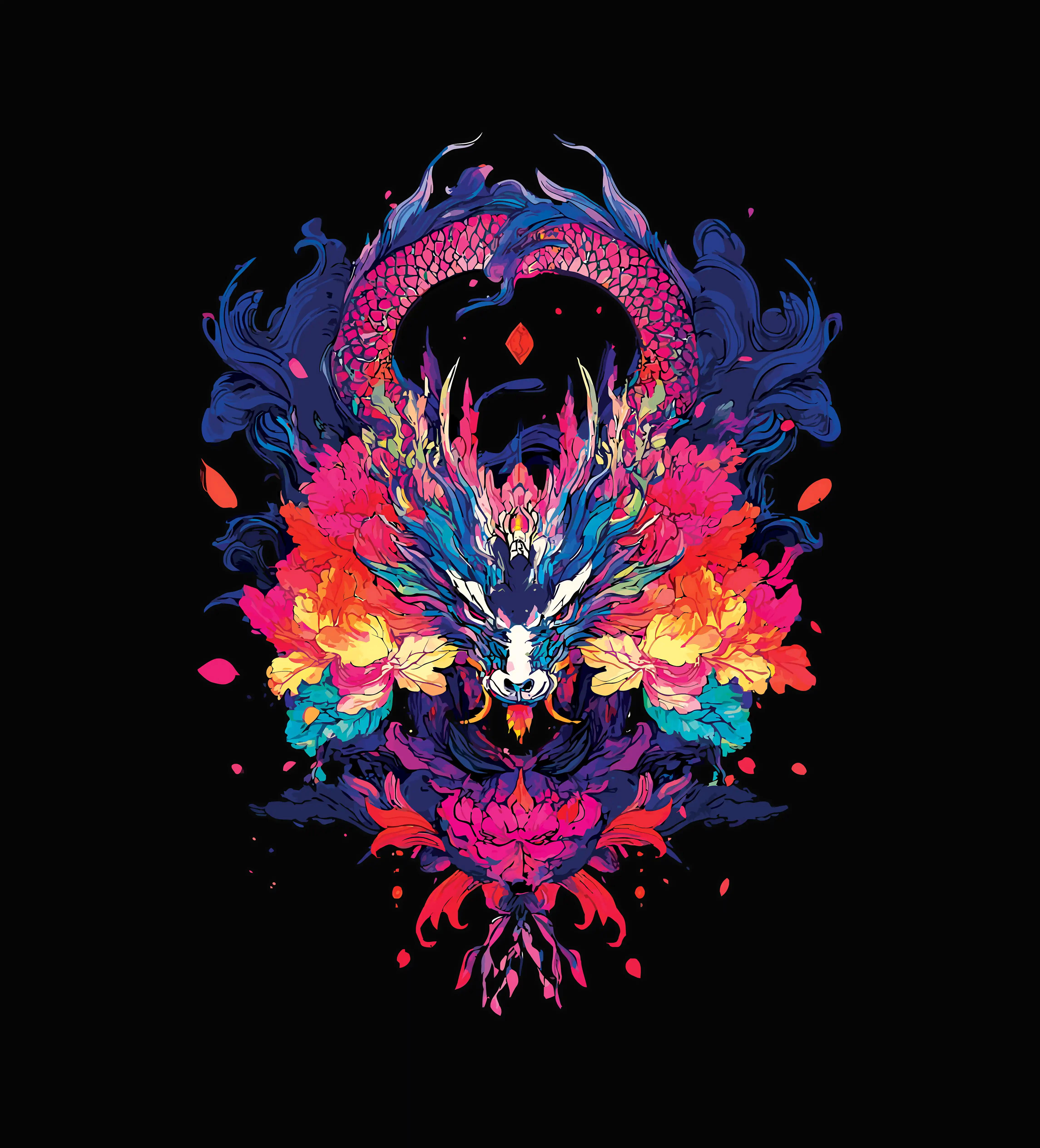 ANIM DRAGON _ StayRare Oversized T-Shirt | Premium Cotton  thumbnail