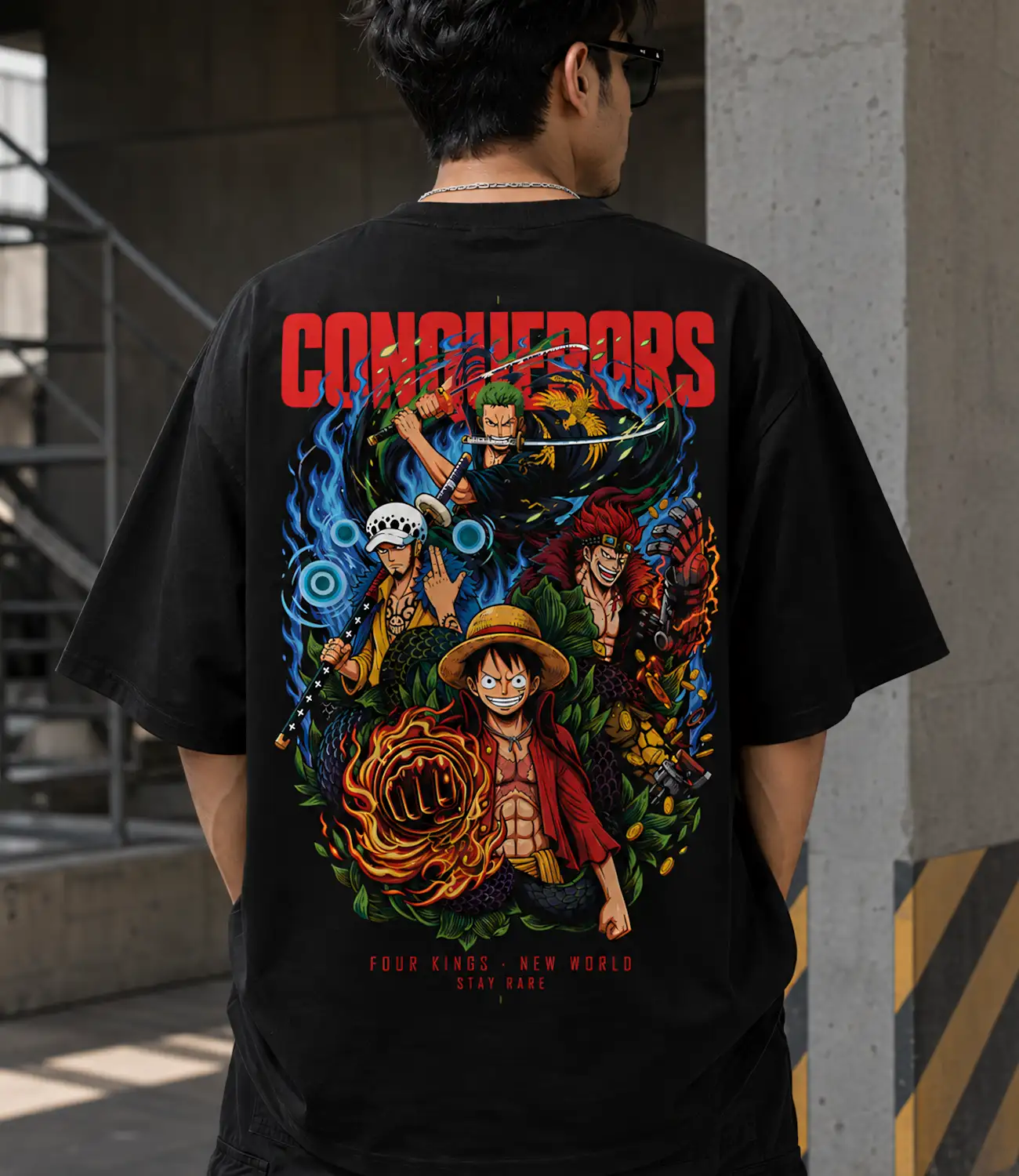 CONQUERORS_Oversized T-Shirt _ Premium Cotton