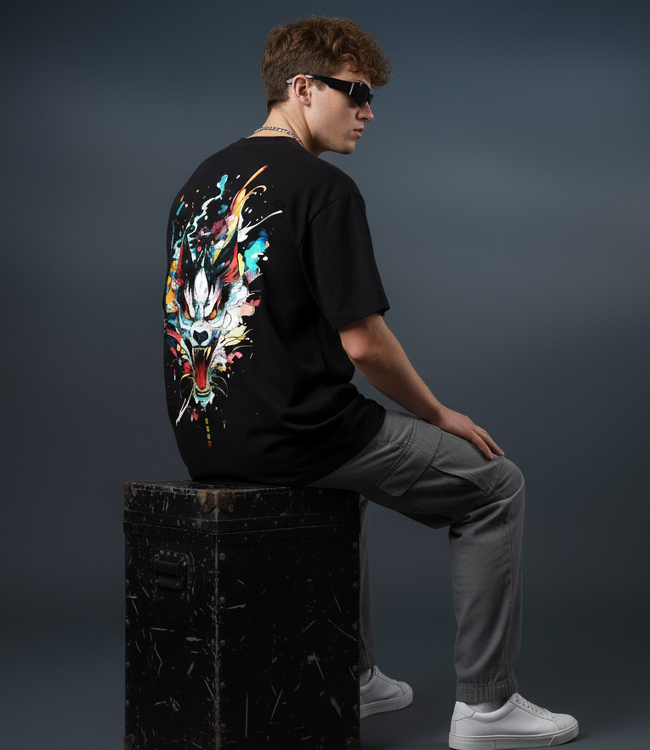 DARK AURA  _ StayRare Oversized T-Shirt | Premium Cotton 