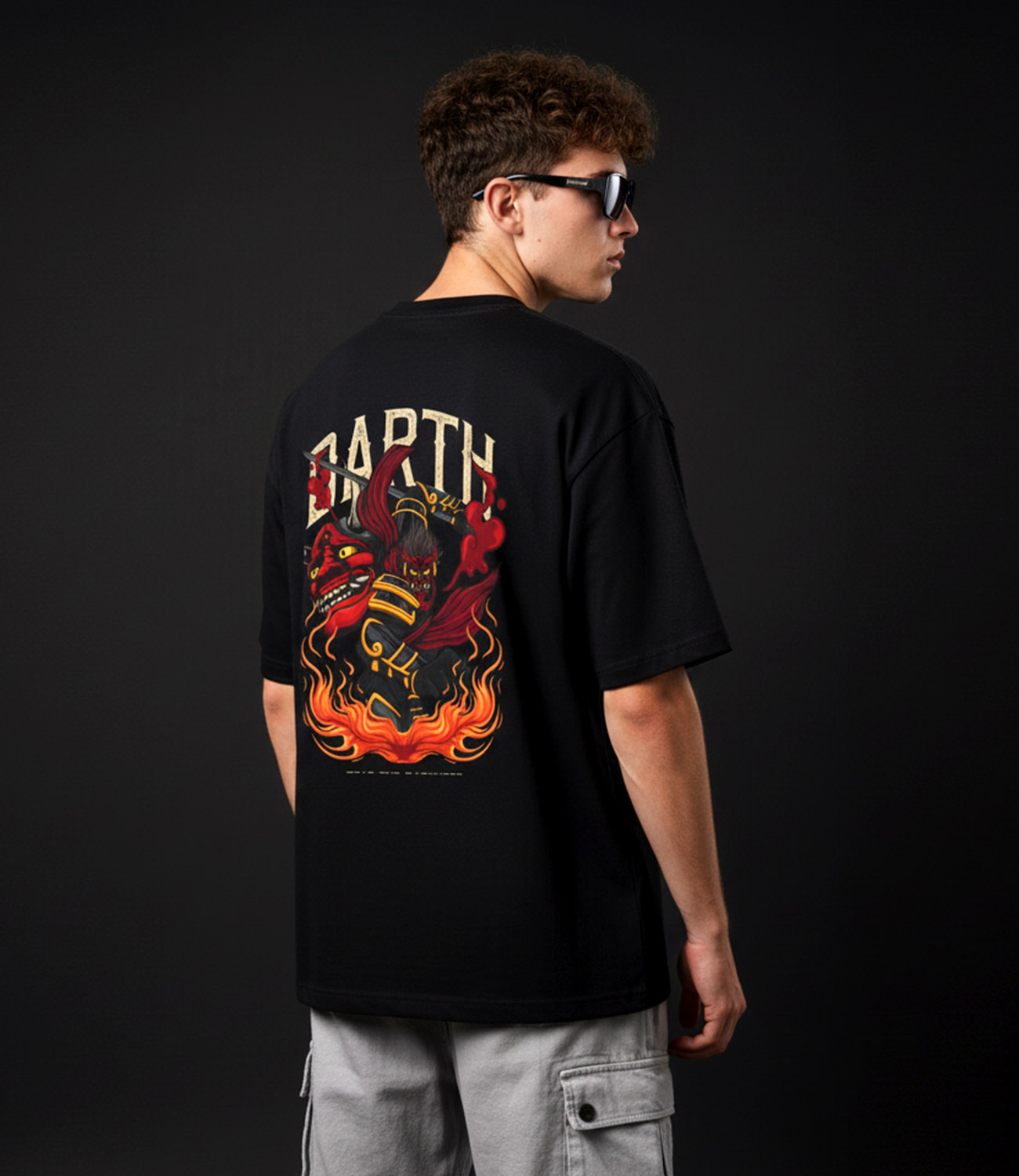DEMON _ StayRare Oversized T-Shirt | Premium Cotton 