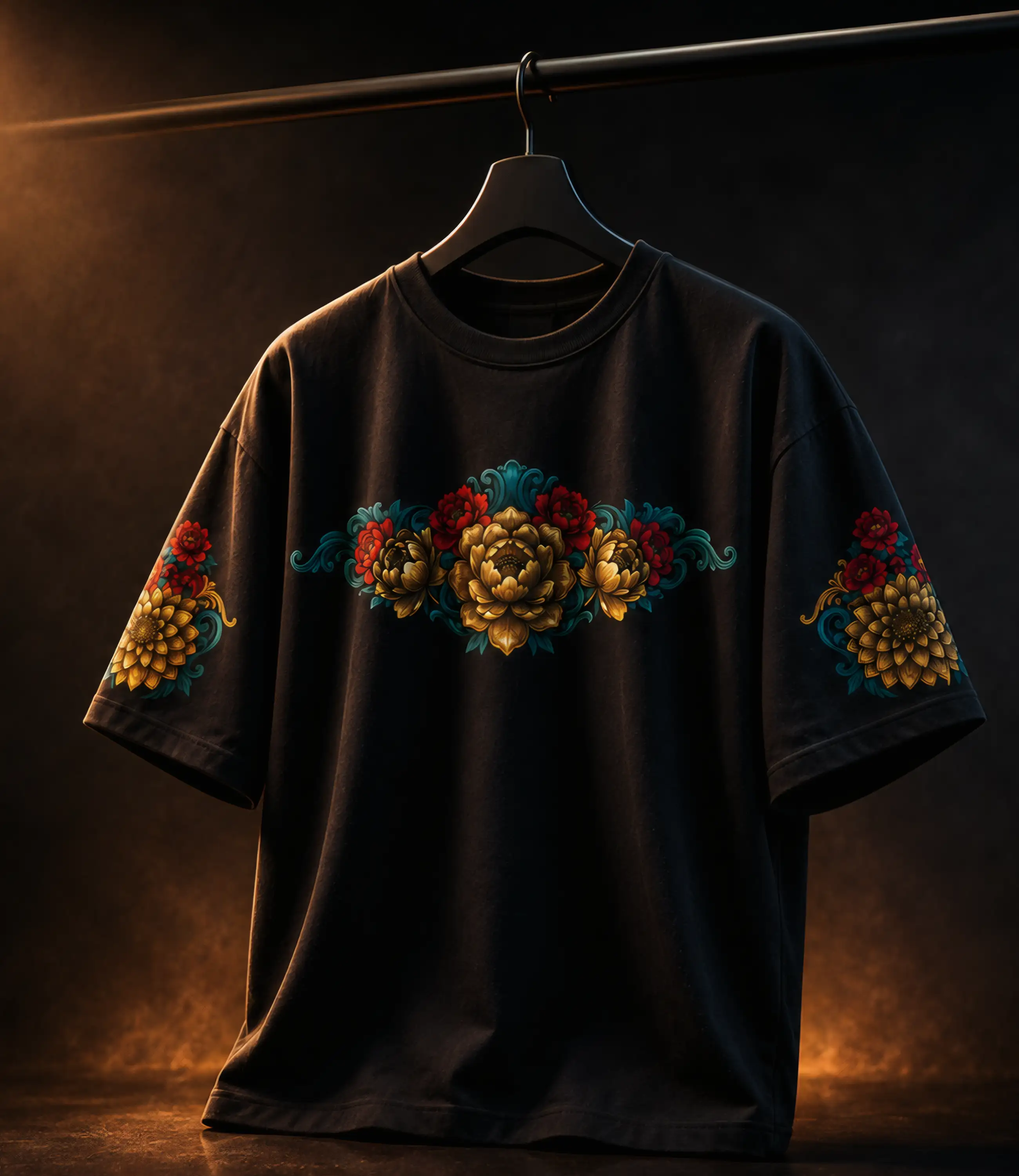 FLOWER_Oversized T-Shirt _ Premium Cotton thumbnail