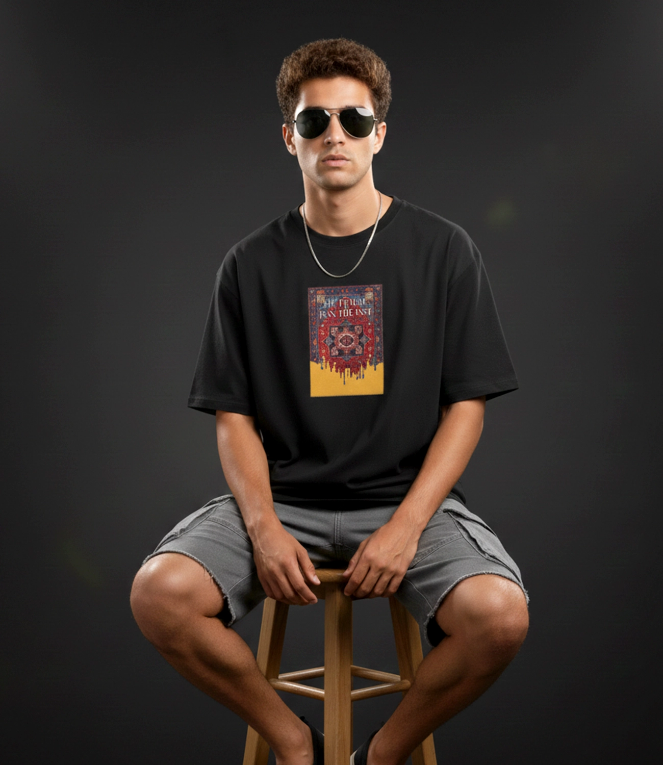 THE FUTURE  _ Graphic Oversized T-Shirt | Premium Cotton | StayRare