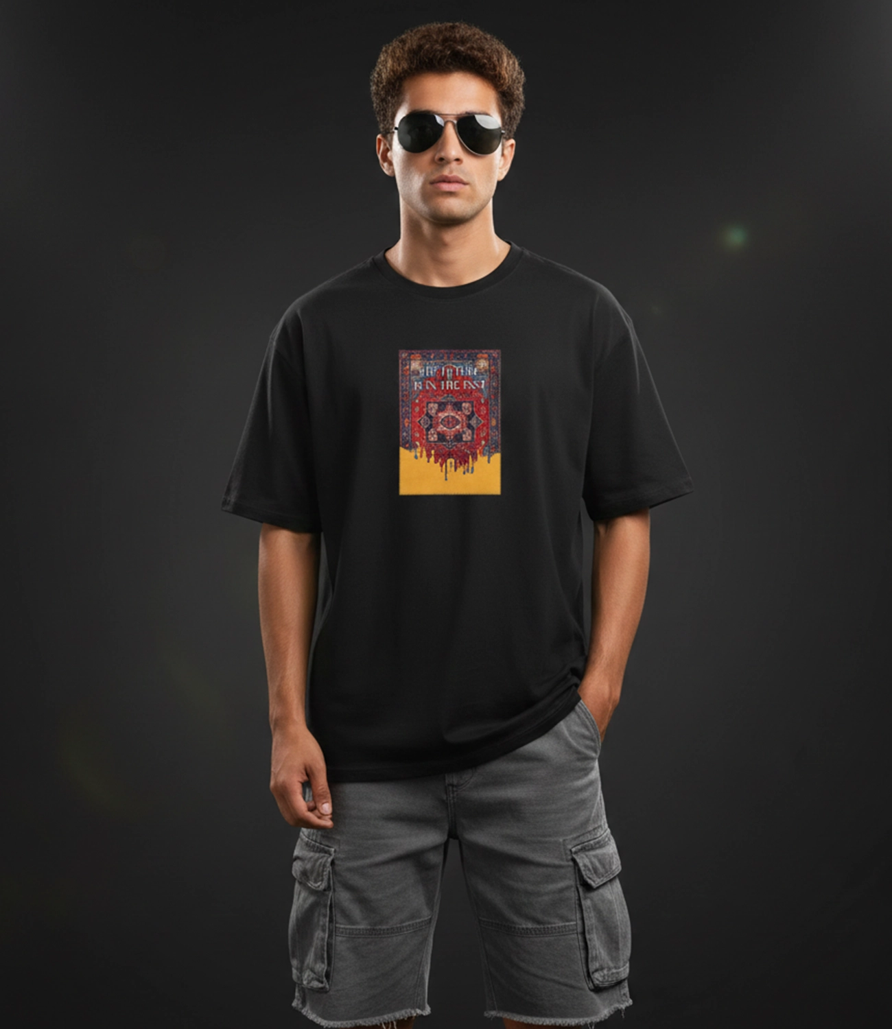 THE FUTURE  _ Graphic Oversized T-Shirt | Premium Cotton | StayRare