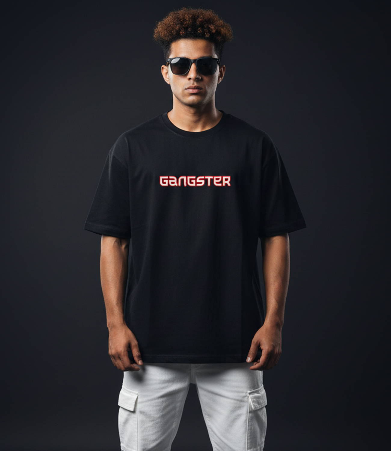 GANGSTER  _ StayRare Oversized T-Shirt | Premium Cotton 