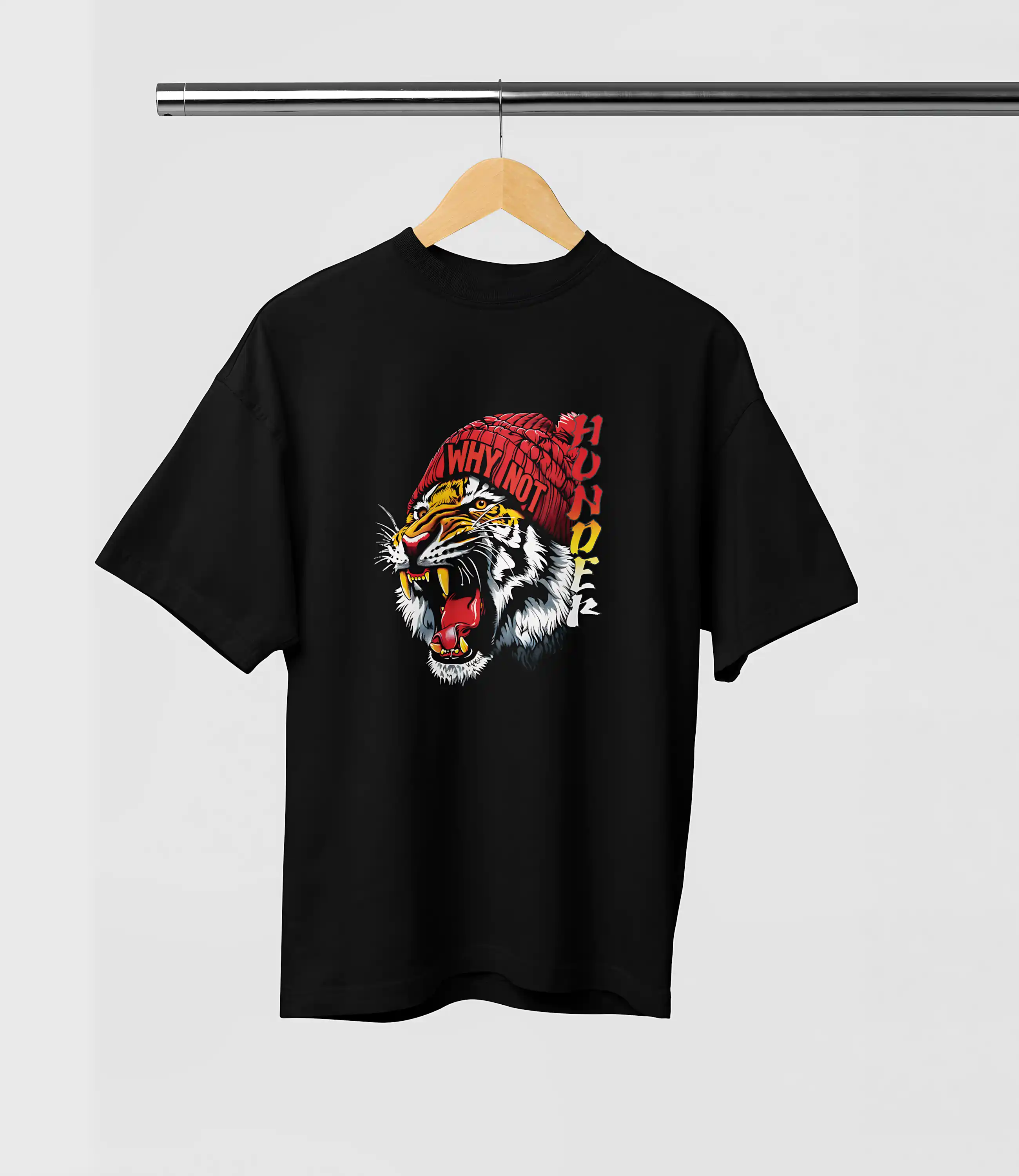 HUNTER ROAR _ Graphic Oversized T-Shirt | Premium Cotton | StayRare thumbnail