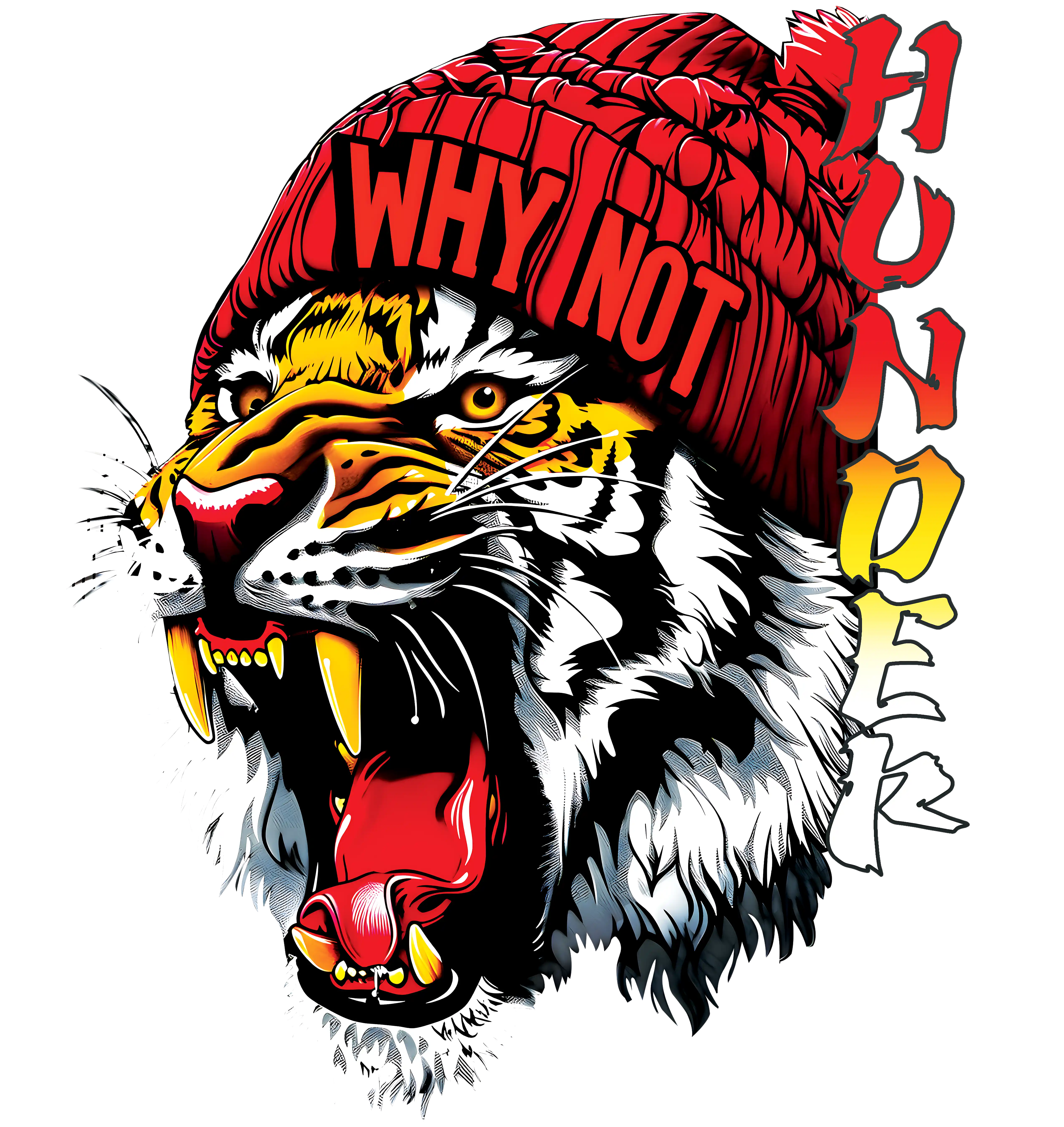 HUNTER ROAR _ Graphic Oversized T-Shirt | Premium Cotton | StayRare thumbnail