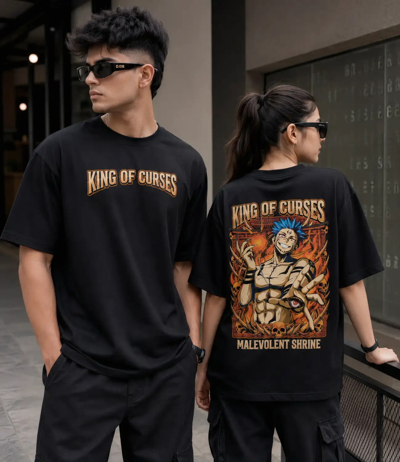 KING OF CURSES_Oversized T-Shirt _ Premium Cotton