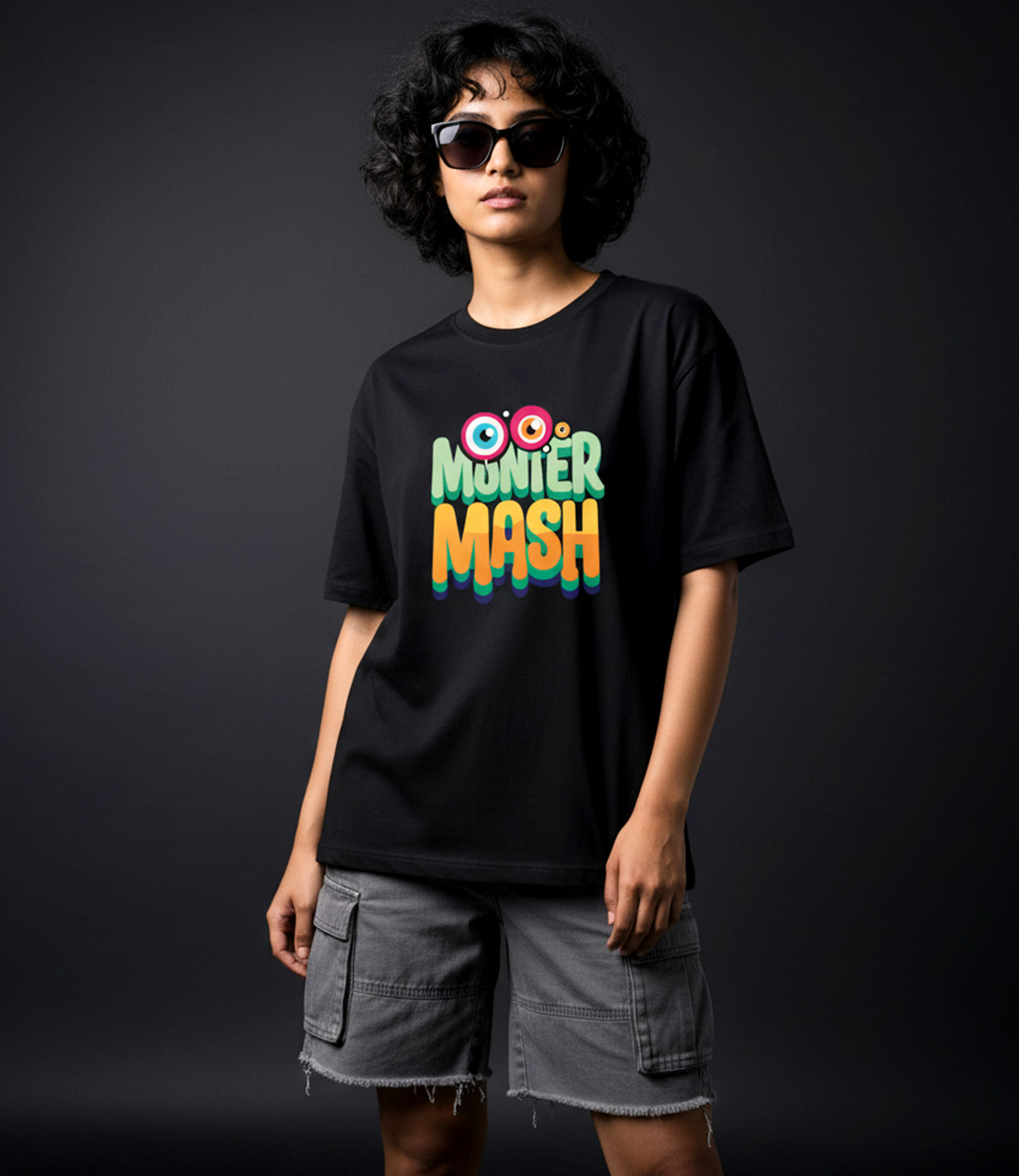 MONTER MASHALL _ Graphic Oversized T-Shirt | Premium Cotton | StayRare thumbnail