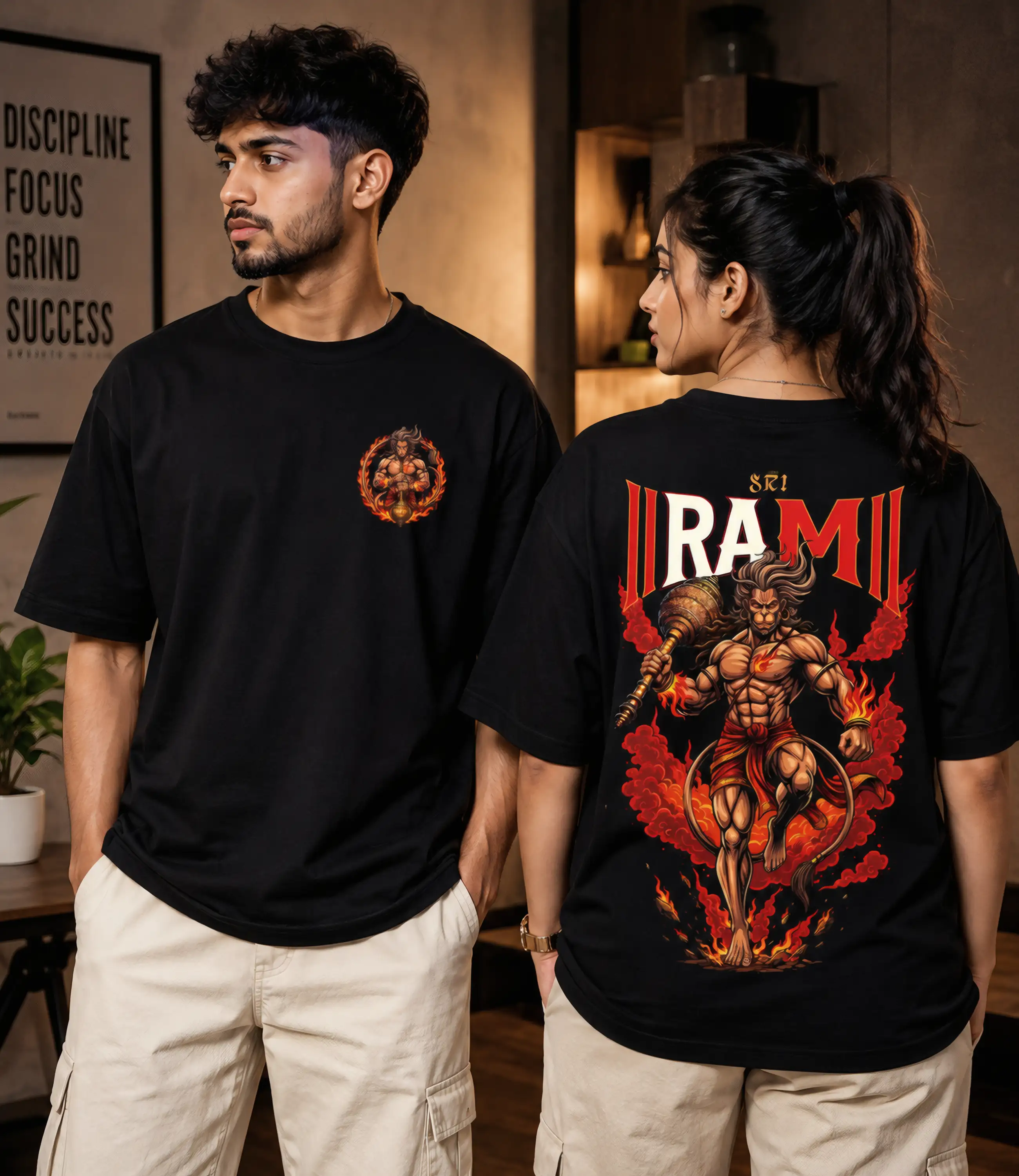 SRI RAM _Oversized T-Shirt _ Premium Cotton thumbnail
