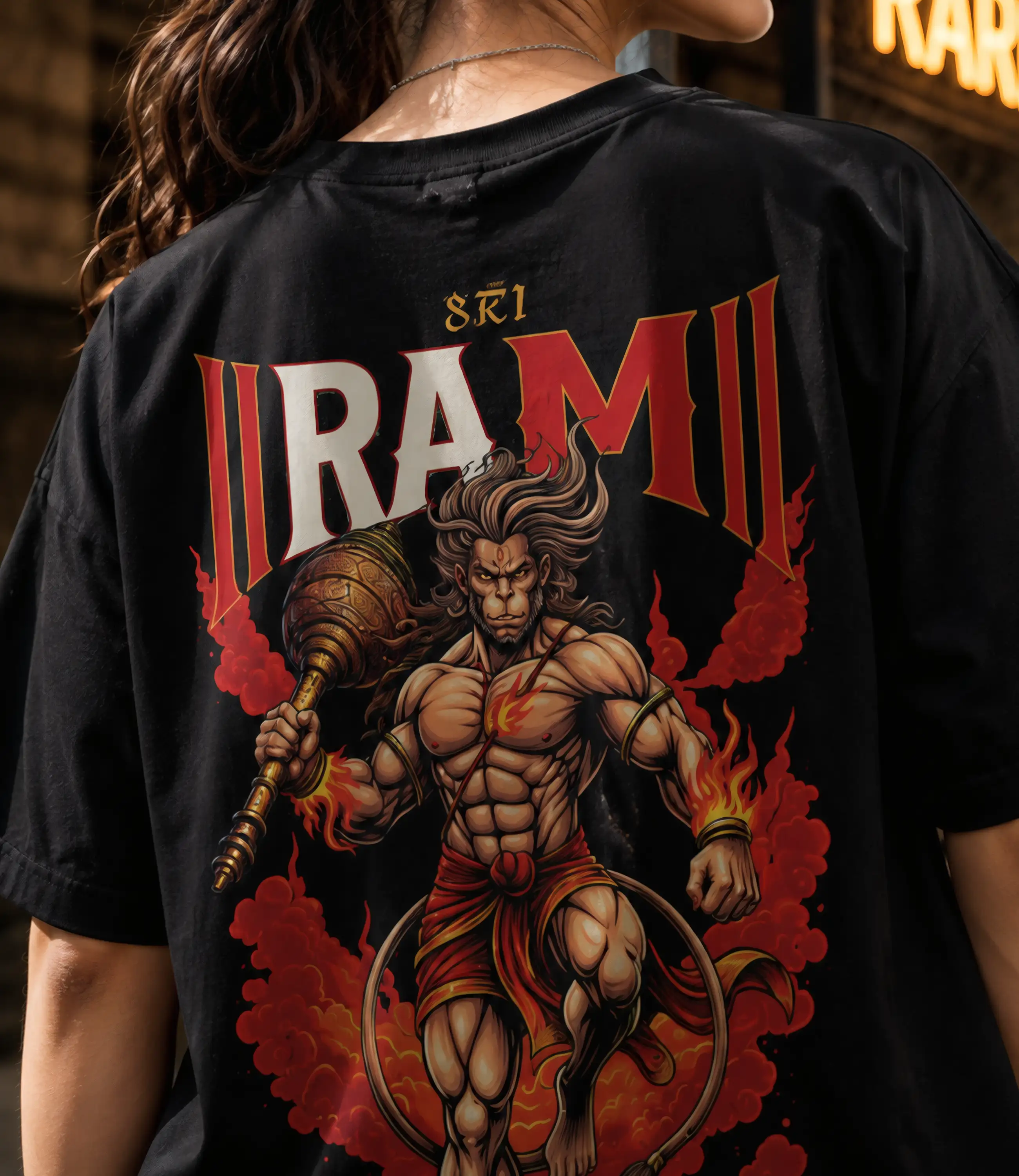 SRI RAM _Oversized T-Shirt _ Premium Cotton thumbnail