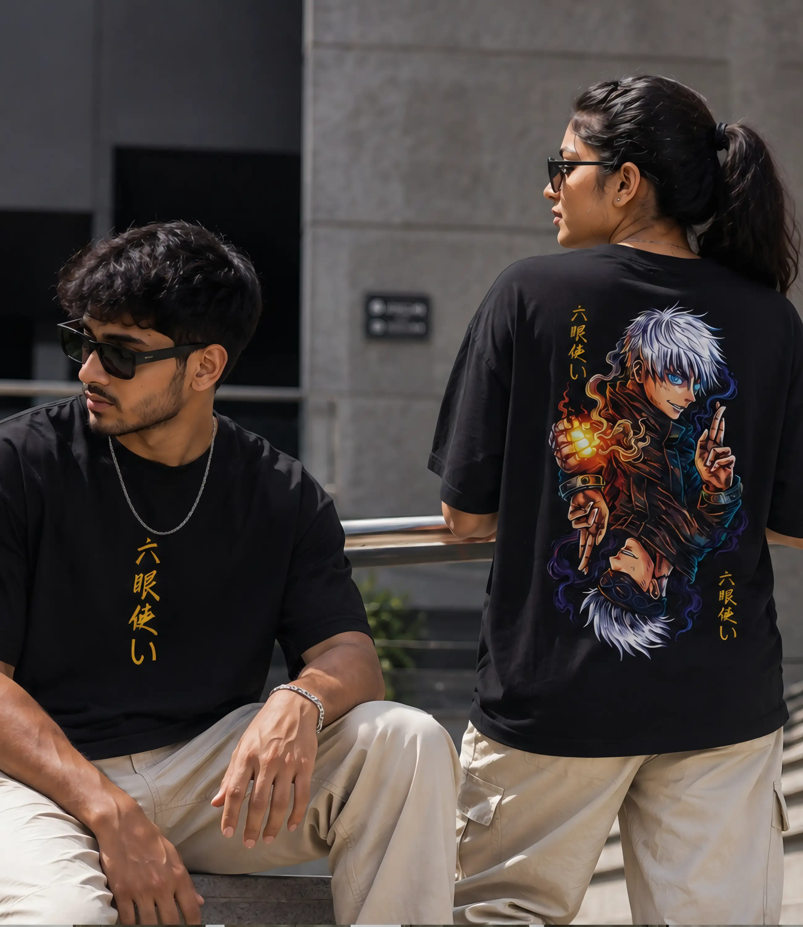SIX EYES_Oversized T-Shirt _ Premium Cotton thumbnail