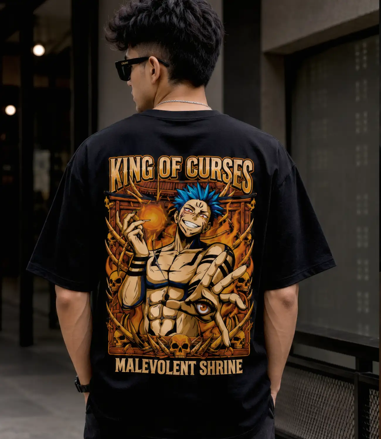 KING OF CURSES_Oversized T-Shirt _ Premium Cotton
