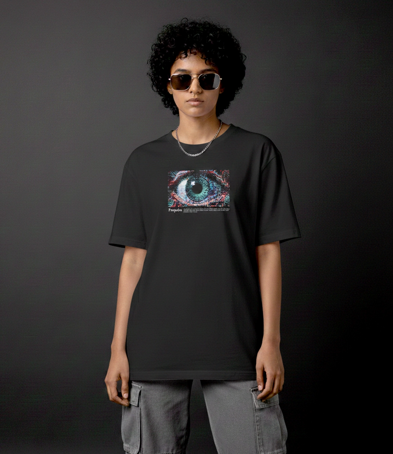 PERSPECTIVE  _ Graphic Oversized T-Shirt | Premium Cotton | StayRare thumbnail