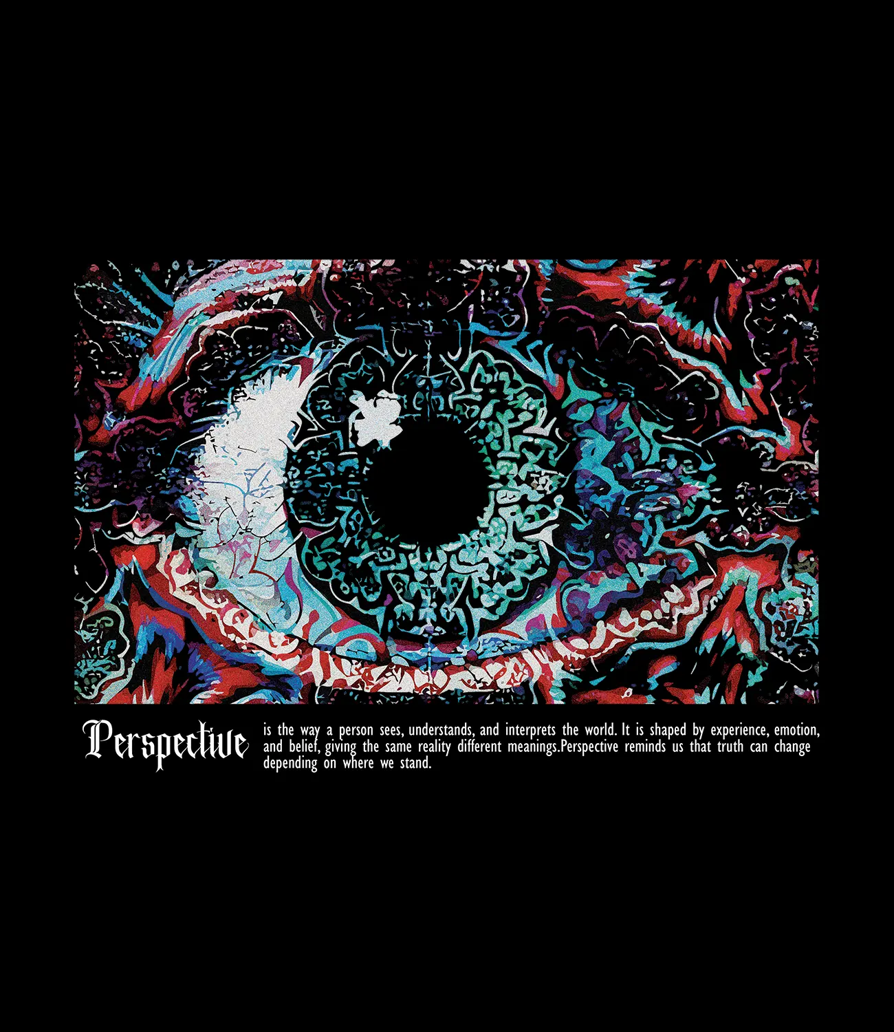PERSPECTIVE  _ Graphic Oversized T-Shirt | Premium Cotton | StayRare thumbnail