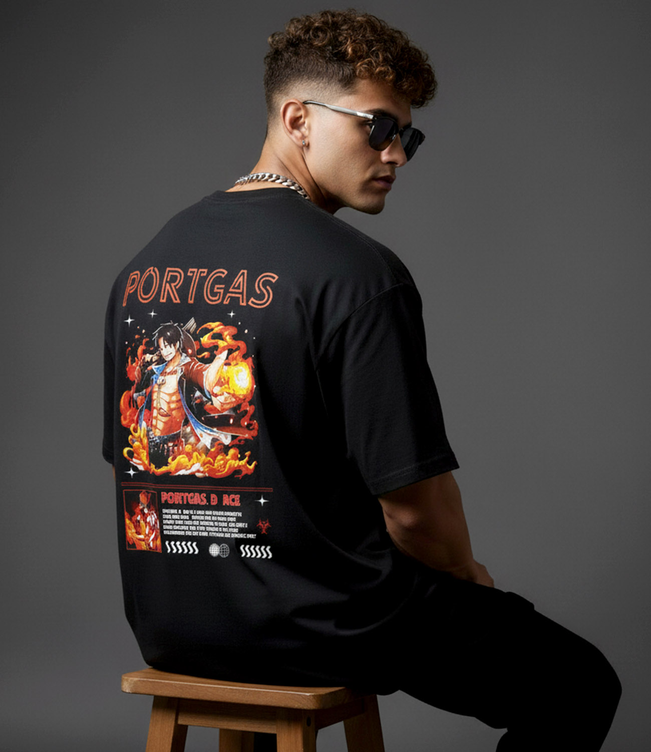PORTGAS _StayRare Oversized T-Shirt | Premium Cotton 