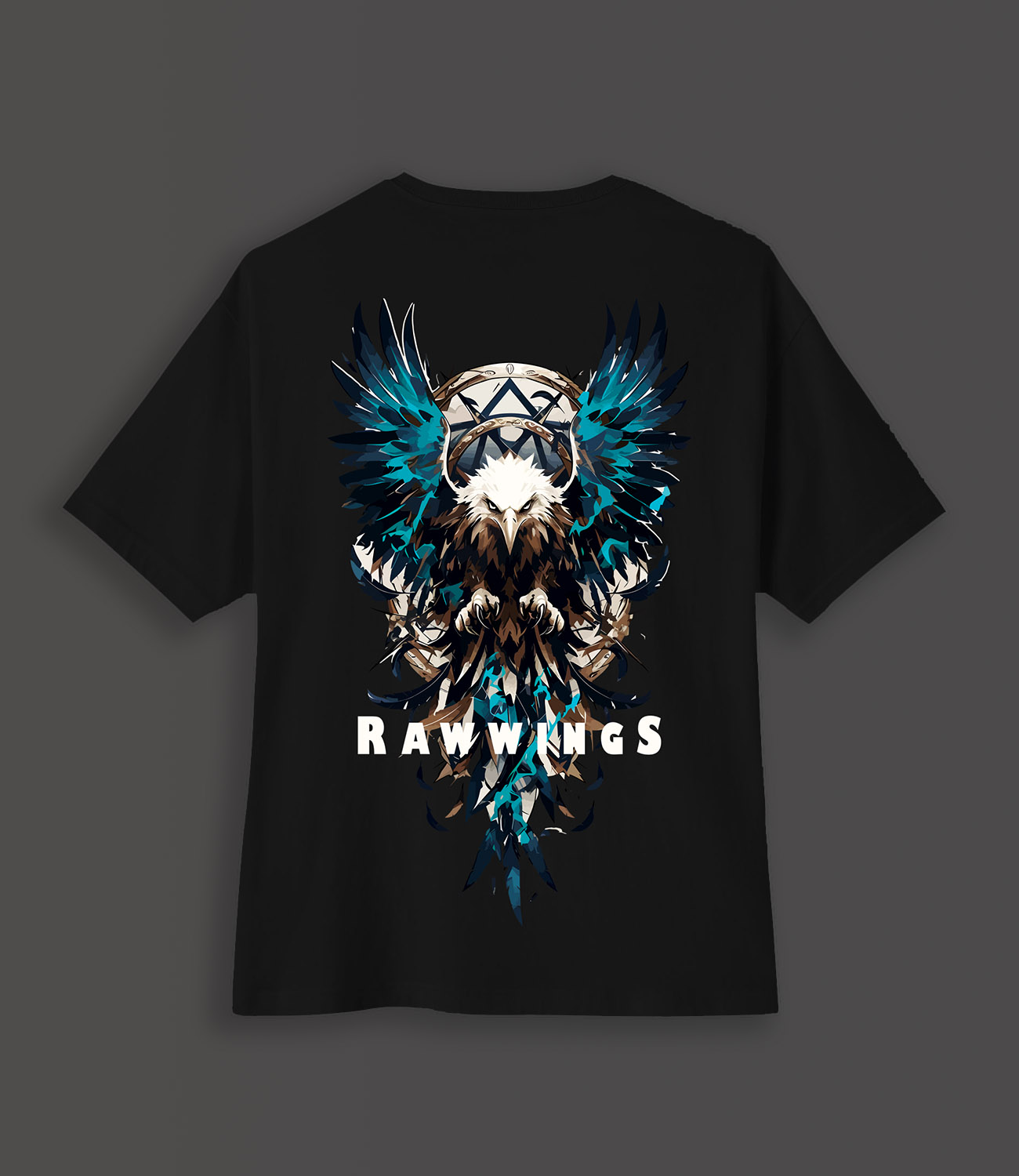 RAW WING  _ Graphic Oversized T-Shirt | Premium Cotton | StayRare thumbnail