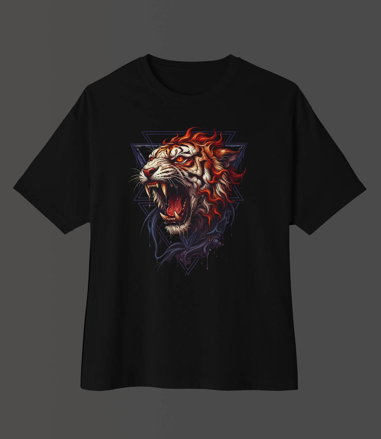 SAVAGE ROAR  _ Graphic Oversized T-Shirt | Premium Cotton | StayRare thumbnail