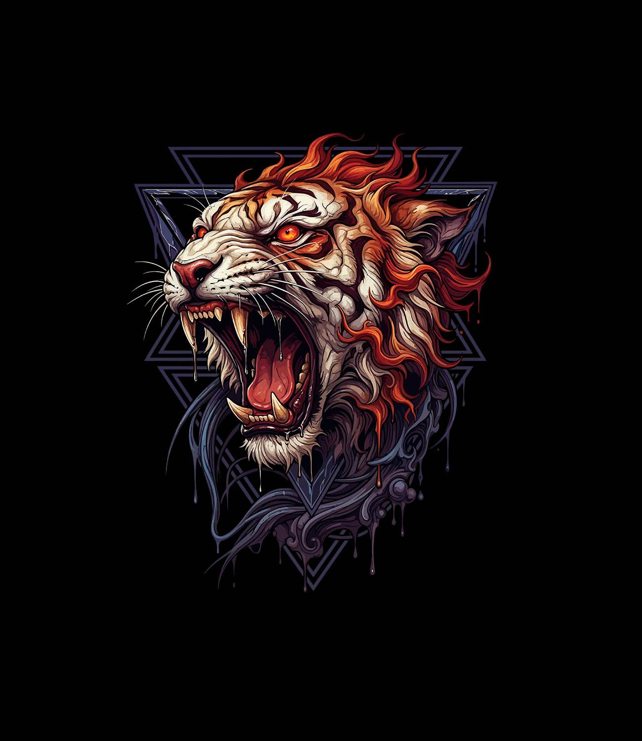 SAVAGE ROAR  _ Graphic Oversized T-Shirt | Premium Cotton | StayRare thumbnail