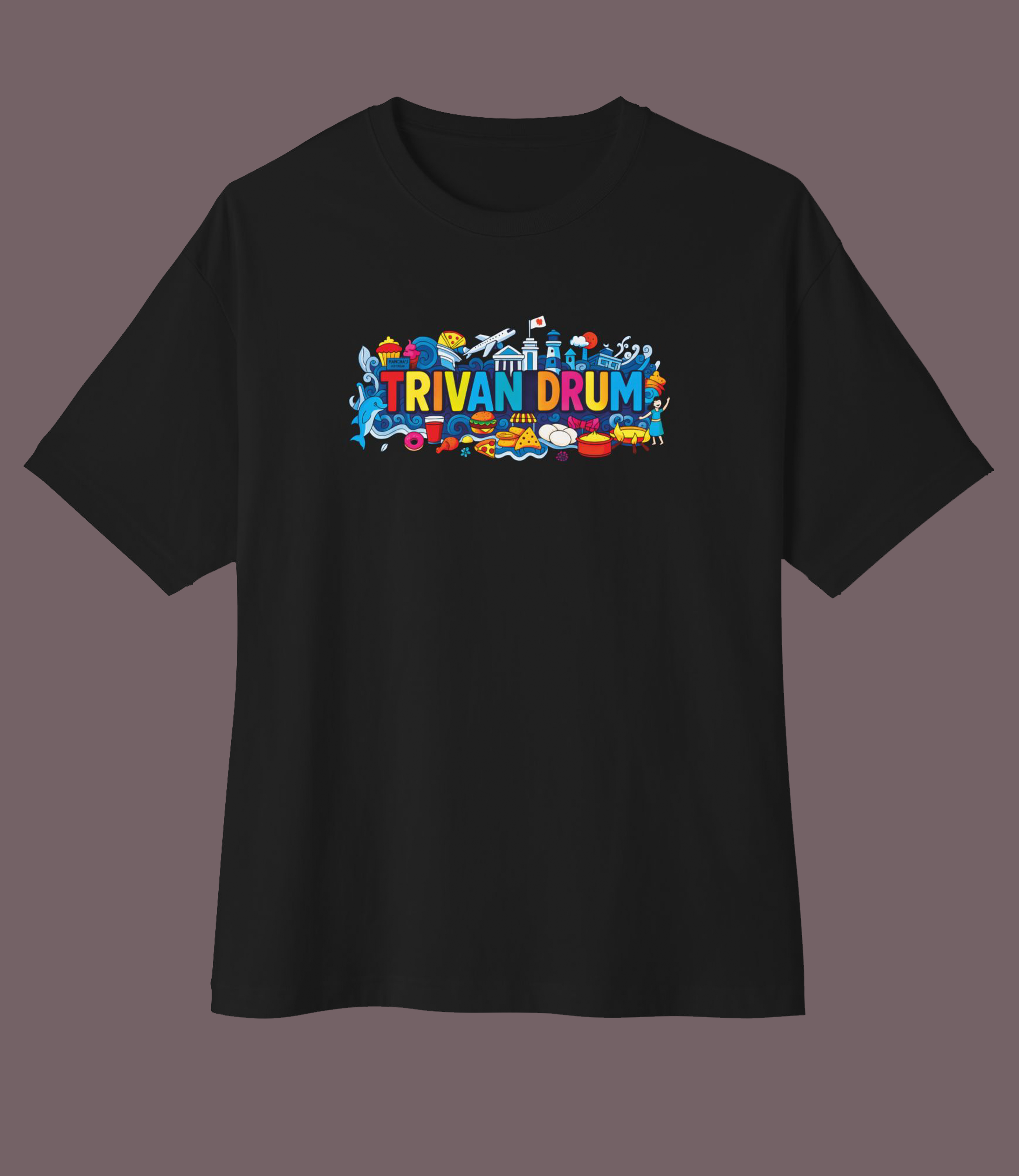 TRIVANDRUM VIBES  _ Graphic Oversized T-Shirt | Premium Cotton | StayRare thumbnail