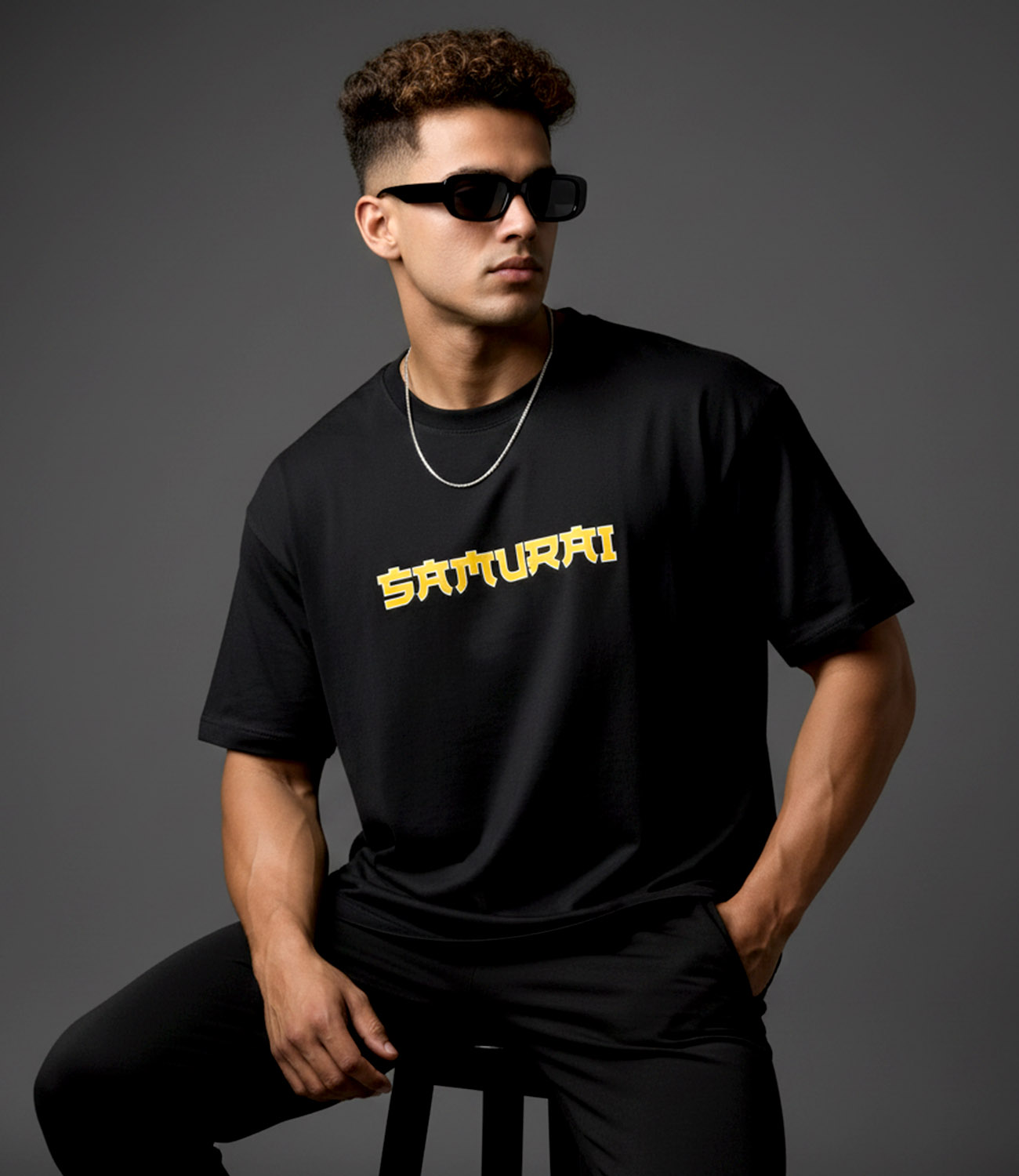 SAMURAI  _ StayRare Oversized T-Shirt | Premium Cotton 